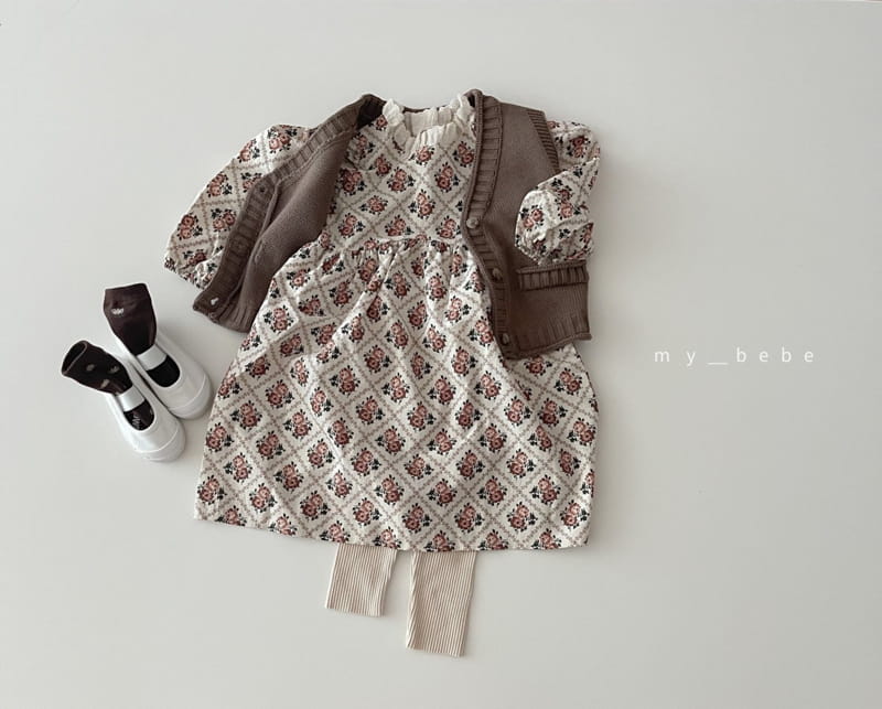 MY BEBE - Korean Children Fashion - #Kfashion4kids - Burnie Lace One-piece - 3