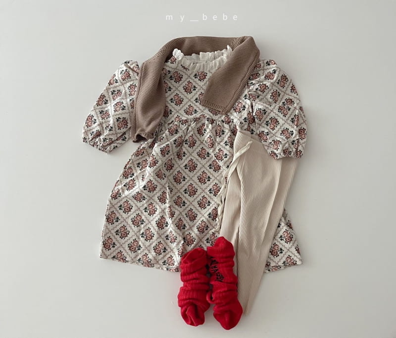 MY BEBE - Korean Children Fashion - #Kfashion4kids - Burnie Lace One-piece - 4