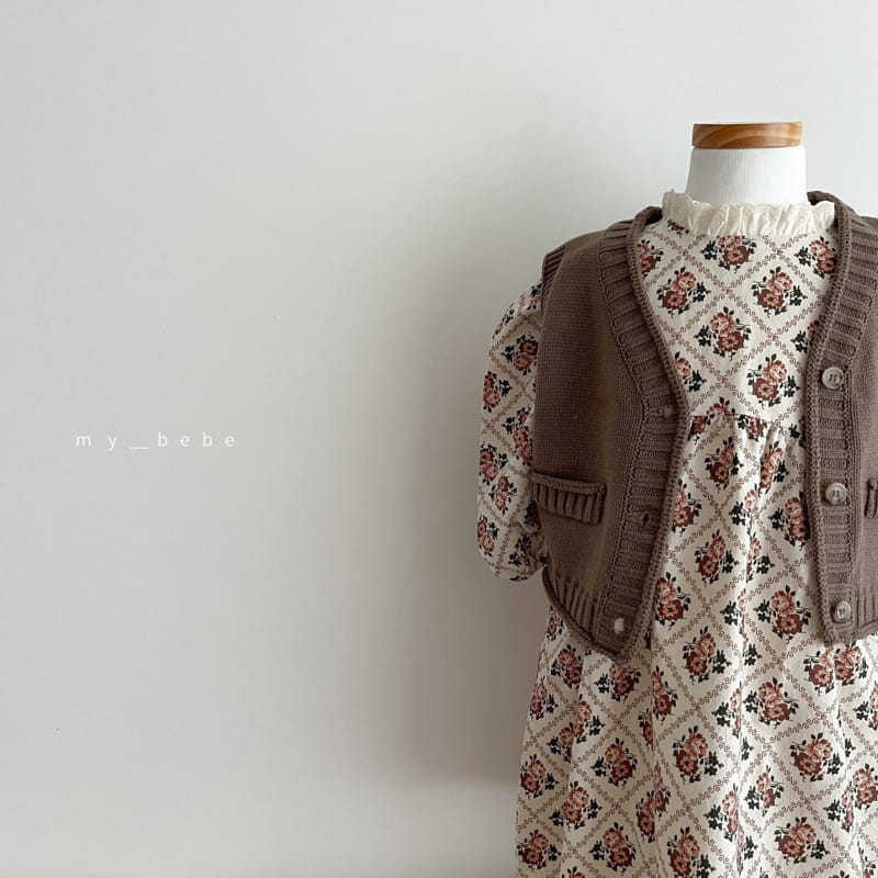 MY BEBE - Korean Children Fashion - #Kfashion4kids - Burnie Lace One-piece - 5