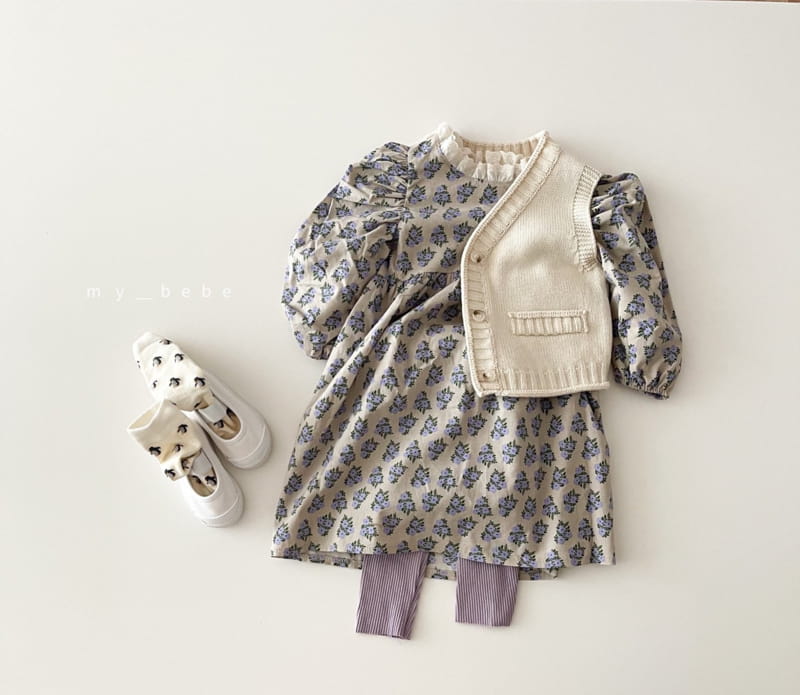 MY BEBE - Korean Children Fashion - #Kfashion4kids - Burnie Lace One-piece - 6
