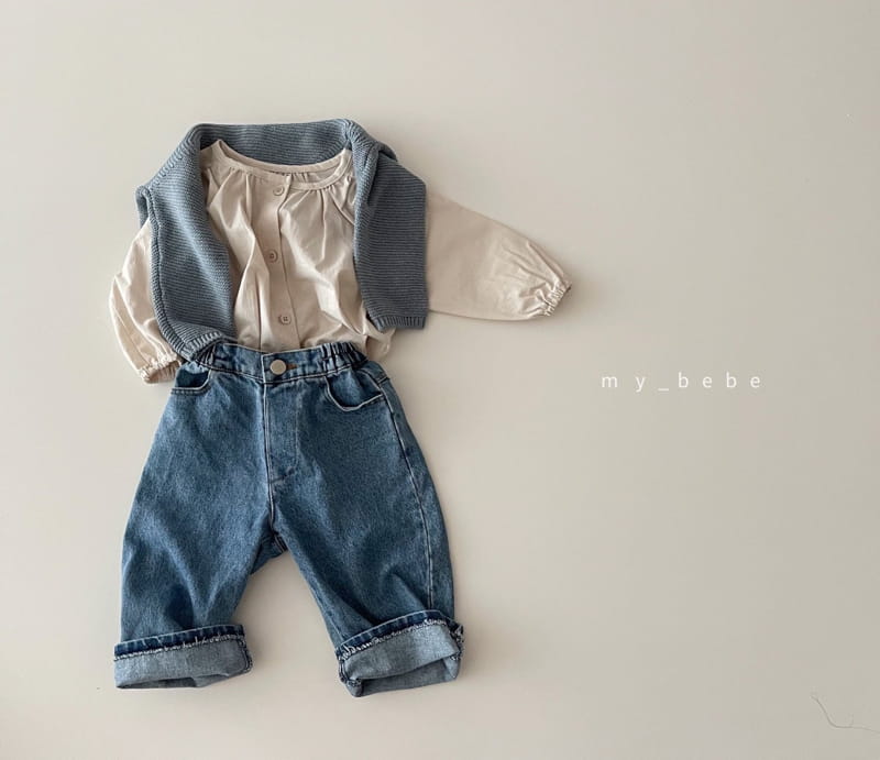 MY BEBE - Korean Children Fashion - #Kfashion4kids - Fall Denim Patns
