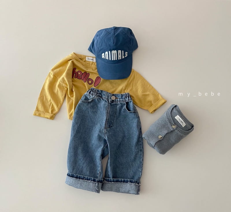 MY BEBE - Korean Children Fashion - #Kfashion4kids - Fall Denim Patns - 3
