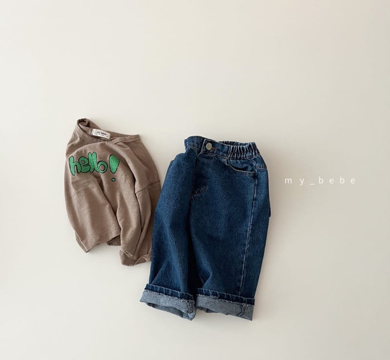 MY BEBE - Korean Children Fashion - #Kfashion4kids - Fall Denim Patns - 6