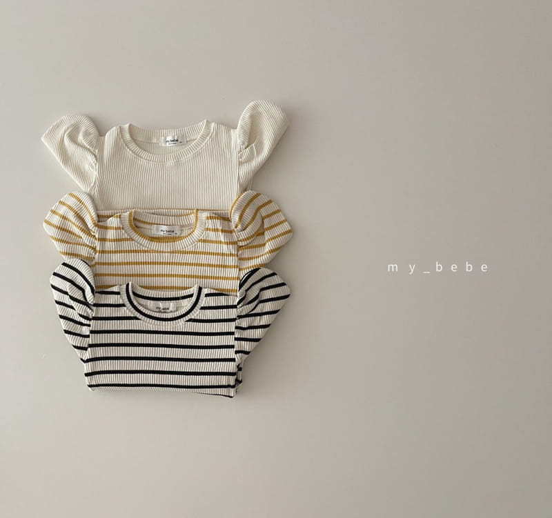 MY BEBE - Korean Children Fashion - #Kfashion4kids - Screat Puff Tee
