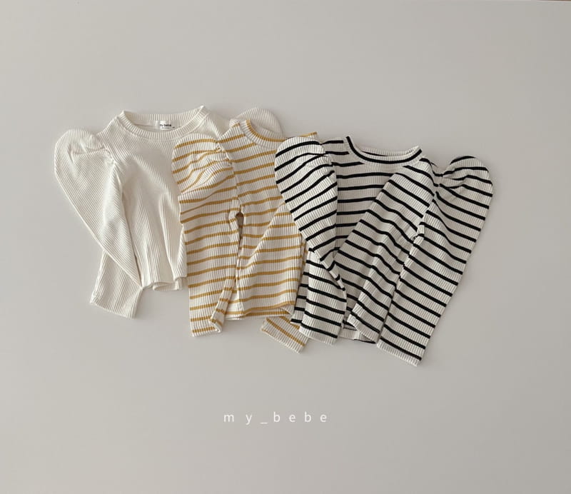 MY BEBE - Korean Children Fashion - #Kfashion4kids - Screat Puff Tee - 11