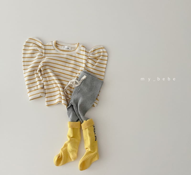 MY BEBE - Korean Children Fashion - #Kfashion4kids - Screat Puff Tee - 6