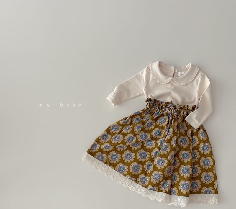 MY BEBE - Korean Children Fashion - #Kfashion4kids - Autumn Collar Tee - 4