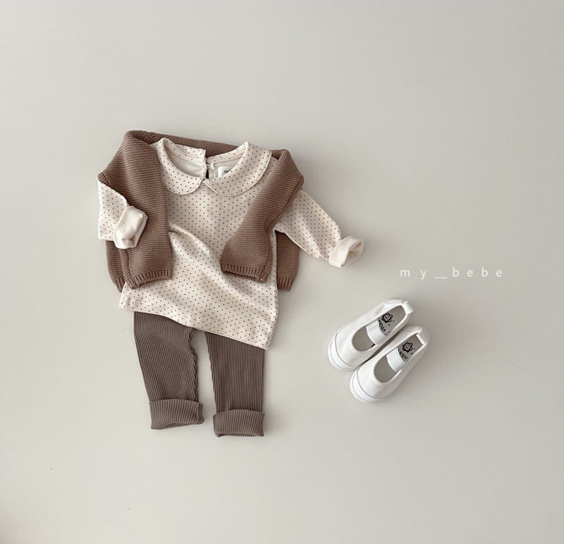 MY BEBE - Korean Children Fashion - #Kfashion4kids - Autumn Collar Tee - 7
