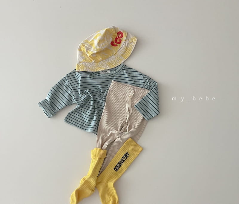 MY BEBE - Korean Children Fashion - #Kfashion4kids - Pocket Stripes Tee - 4