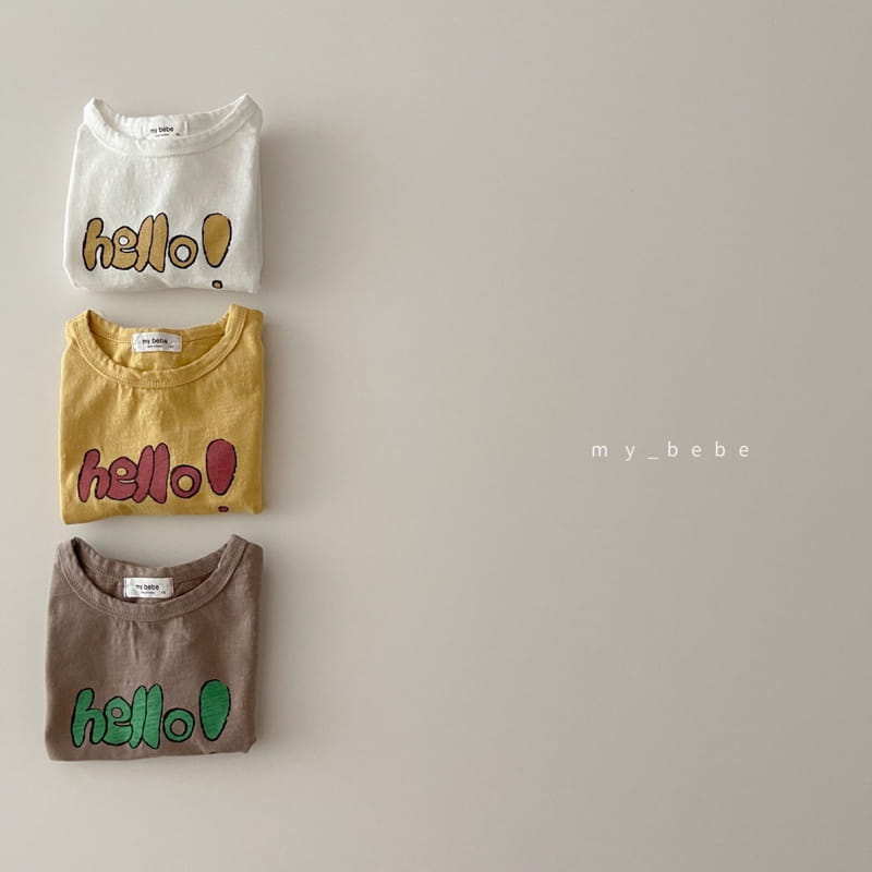 MY BEBE - Korean Children Fashion - #Kfashion4kids - Hello Rappa Tee - 10