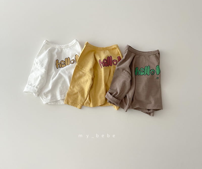MY BEBE - Korean Children Fashion - #Kfashion4kids - Hello Rappa Tee - 11