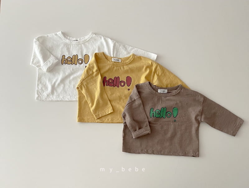 MY BEBE - Korean Children Fashion - #Kfashion4kids - Hello Rappa Tee - 12