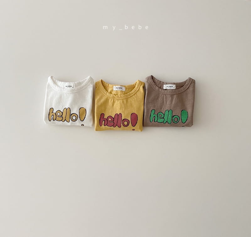 MY BEBE - Korean Children Fashion - #Kfashion4kids - Hello Rappa Tee - 2