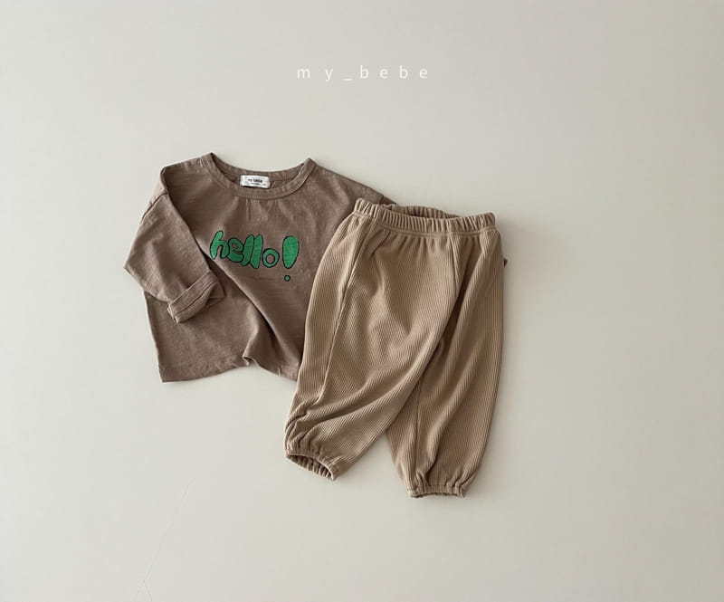 MY BEBE - Korean Children Fashion - #Kfashion4kids - Hello Rappa Tee - 5