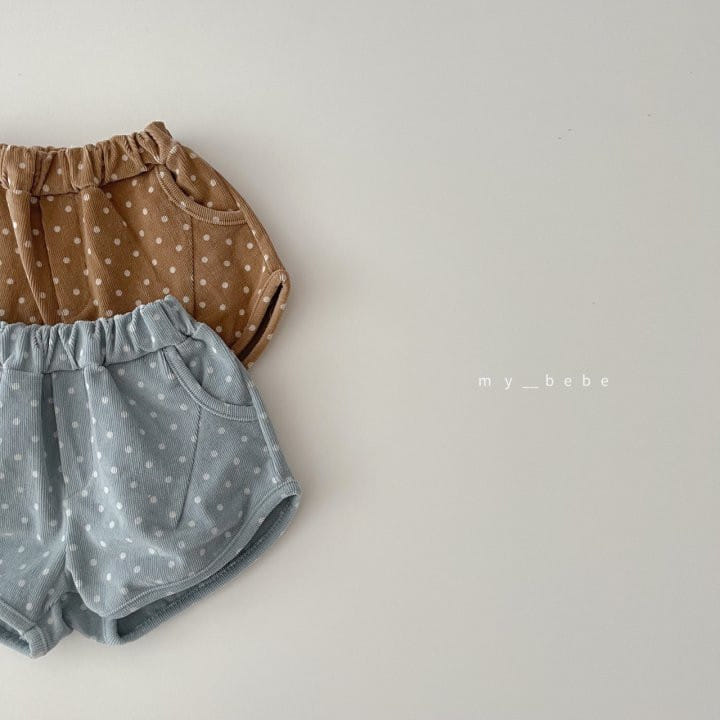 MY BEBE - Korean Children Fashion - #Kfashion4kids - Dot Rib Shorts - 4
