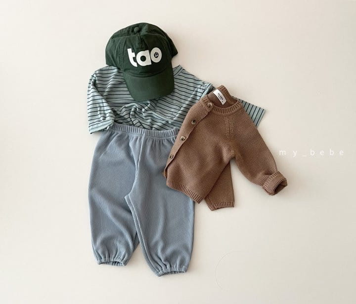 MY BEBE - Korean Children Fashion - #Kfashion4kids - Rib Jogger Patns - 10