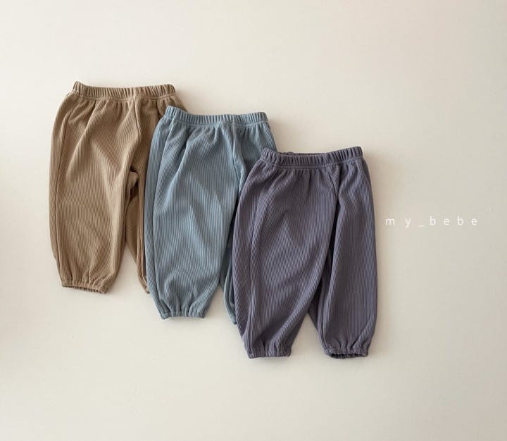 MY BEBE - Korean Children Fashion - #Kfashion4kids - Rib Jogger Patns - 3