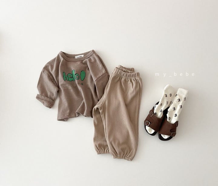 MY BEBE - Korean Children Fashion - #Kfashion4kids - Rib Jogger Patns - 6