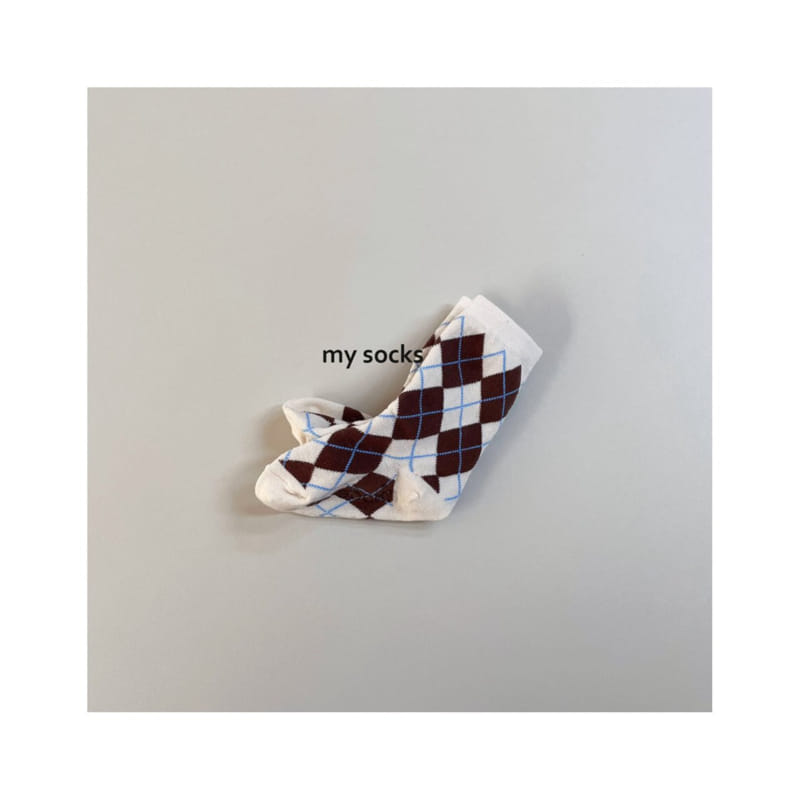 MY SOCKS - Korean Children Fashion - #Kfashion4kids - Camel Socks [set of 2] - 3