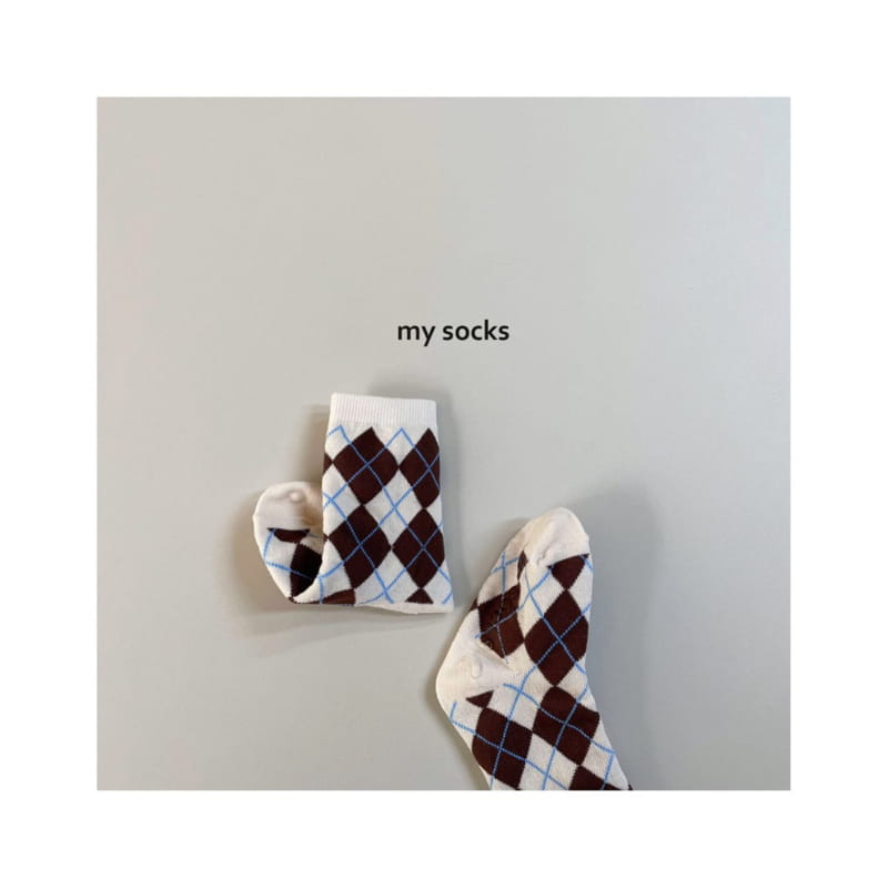 MY SOCKS - Korean Children Fashion - #Kfashion4kids - Camel Socks [set of 2] - 4