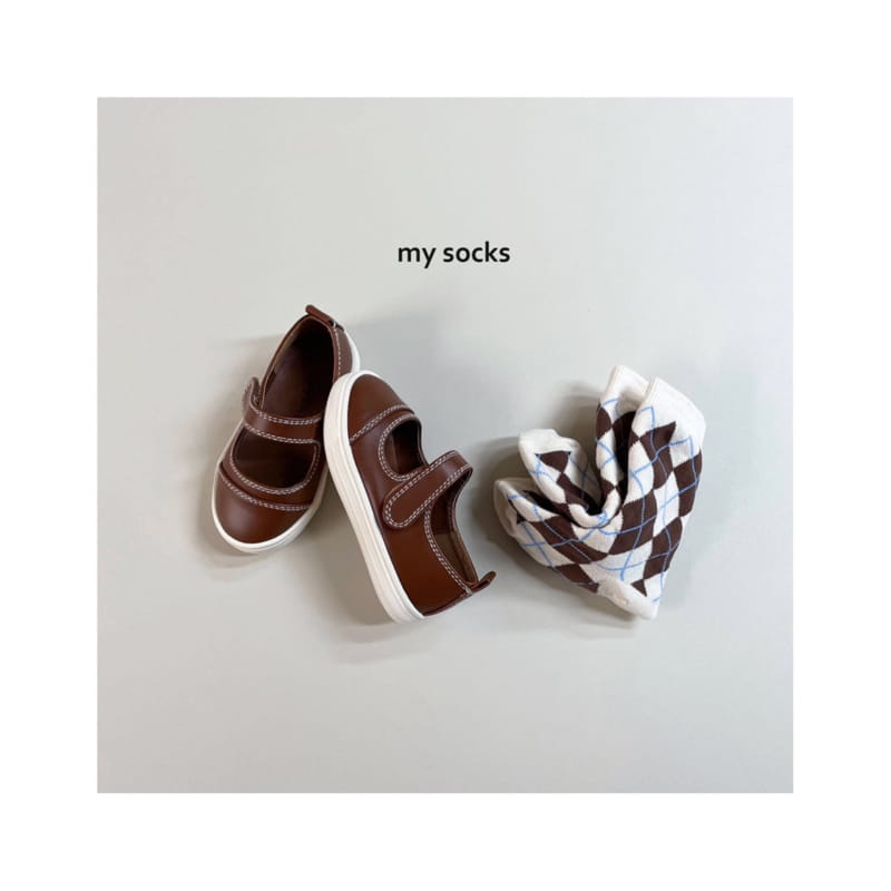 MY SOCKS - Korean Children Fashion - #Kfashion4kids - Camel Socks [set of 2] - 5