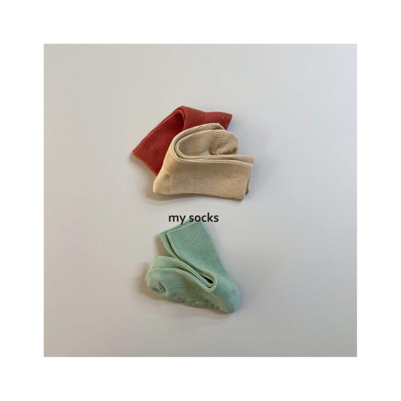MY SOCKS - Korean Children Fashion - #Kfashion4kids - Cock a Doodle Socks [set of 3]