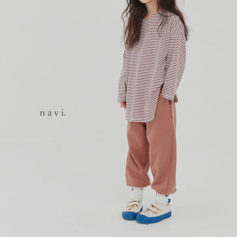NAVI - Korean Children Fashion - #Kfashion4kids - Stripes Round Tee - 2
