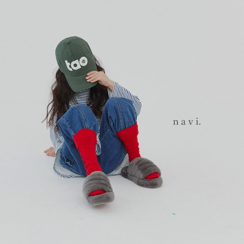 NAVI - Korean Children Fashion - #Kfashion4kids - Stripes Round Tee - 4