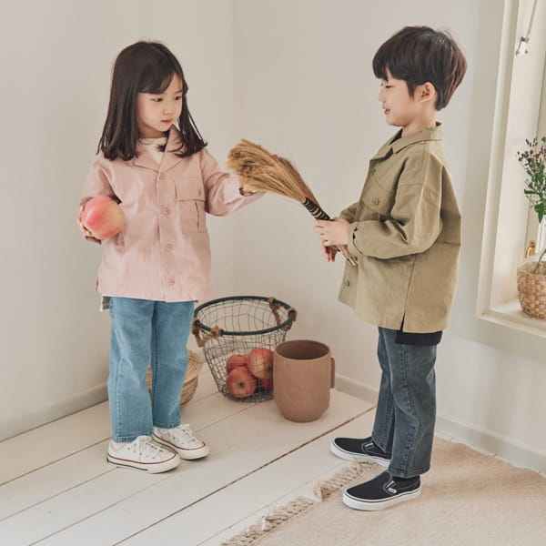 NRK - Korean Children Fashion - #Kfashion4kids - Fine Span Denim Pants