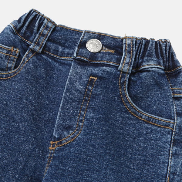 NRK - Korean Children Fashion - #Kfashion4kids - Fine Span Denim Pants - 4