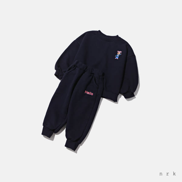 NRK - Korean Children Fashion - #Kfashion4kids - Bear Top Bottom Set - 11