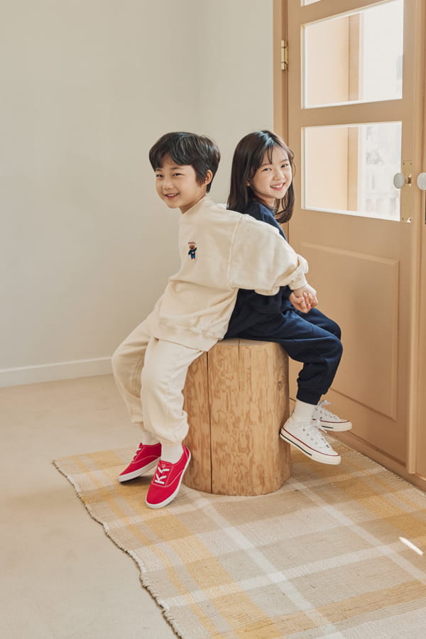 NRK - Korean Children Fashion - #Kfashion4kids - Bear Top Bottom Set - 8