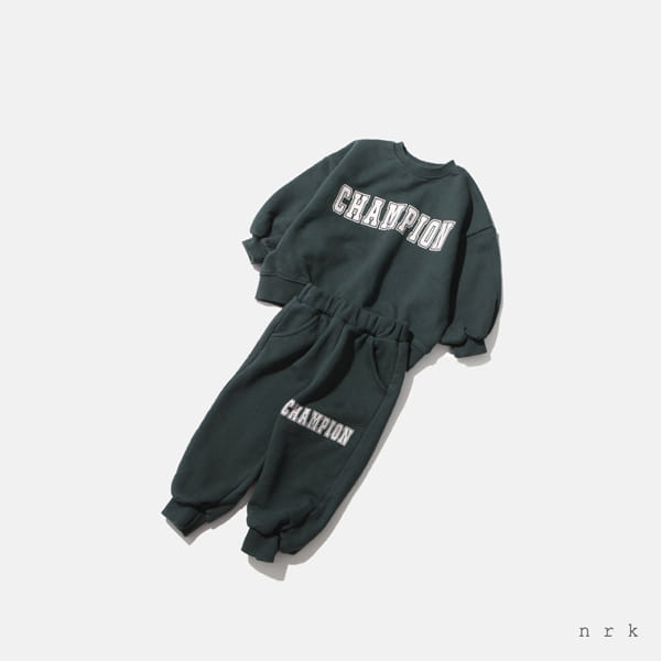 NRK - Korean Children Fashion - #Kfashion4kids - Champion Top Bottom Set - 11