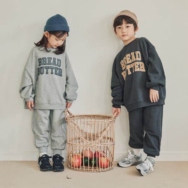 NRK - Korean Children Fashion - #Kfashion4kids - Bread Top Bottom Set