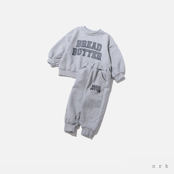 NRK - Korean Children Fashion - #Kfashion4kids - Bread Top Bottom Set - 2