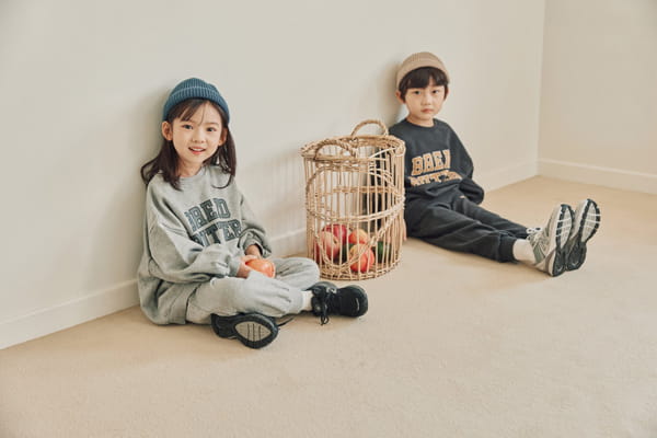 NRK - Korean Children Fashion - #Kfashion4kids - Bread Top Bottom Set - 6