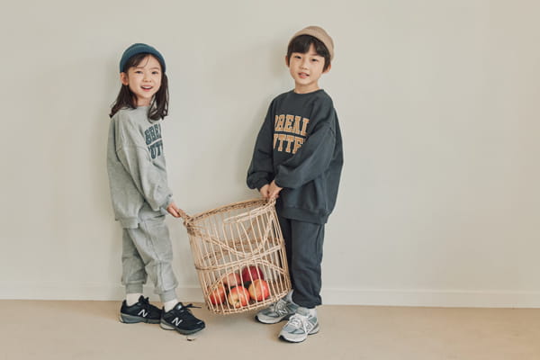 NRK - Korean Children Fashion - #Kfashion4kids - Bread Top Bottom Set - 7