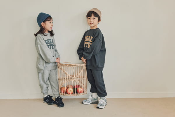 NRK - Korean Children Fashion - #Kfashion4kids - Bread Top Bottom Set - 8