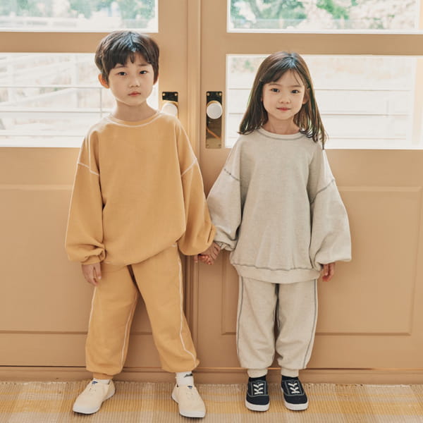 NRK - Korean Children Fashion - #Kfashion4kids - Odd Top Bottom Set