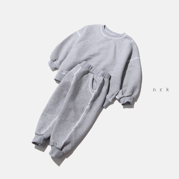 NRK - Korean Children Fashion - #Kfashion4kids - Odd Top Bottom Set - 11