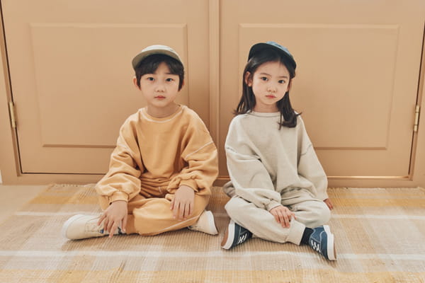 NRK - Korean Children Fashion - #Kfashion4kids - Odd Top Bottom Set - 8