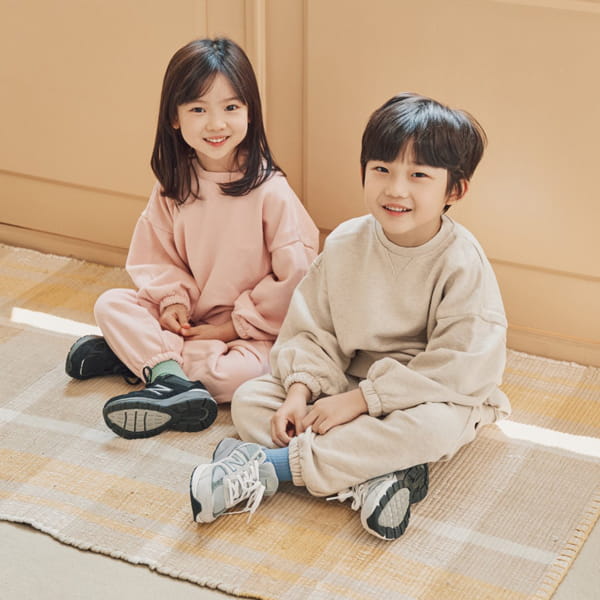 NRK - Korean Children Fashion - #Kfashion4kids - Basic Top Bottom Set