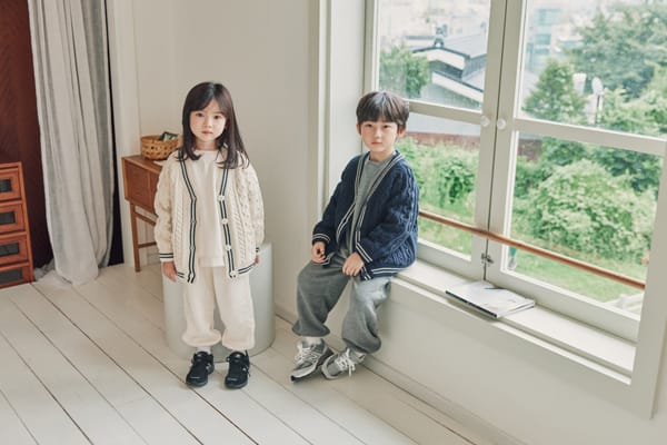 NRK - Korean Children Fashion - #Kfashion4kids - Basic Top Bottom Set - 10