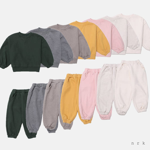NRK - Korean Children Fashion - #Kfashion4kids - Basic Top Bottom Set - 3