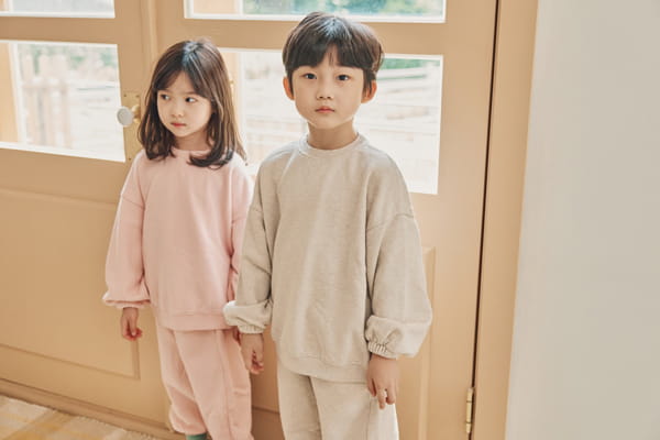 NRK - Korean Children Fashion - #Kfashion4kids - Basic Top Bottom Set - 6