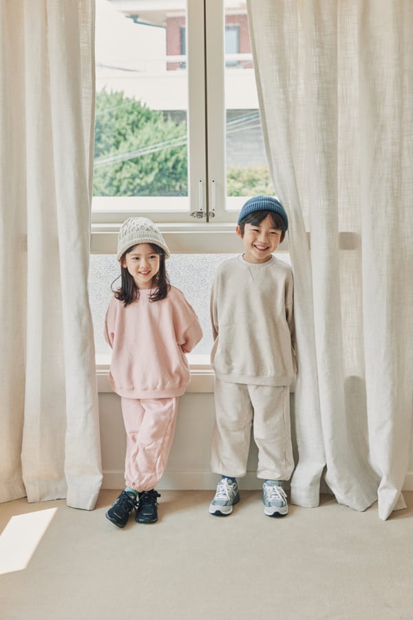 NRK - Korean Children Fashion - #Kfashion4kids - Basic Top Bottom Set - 8