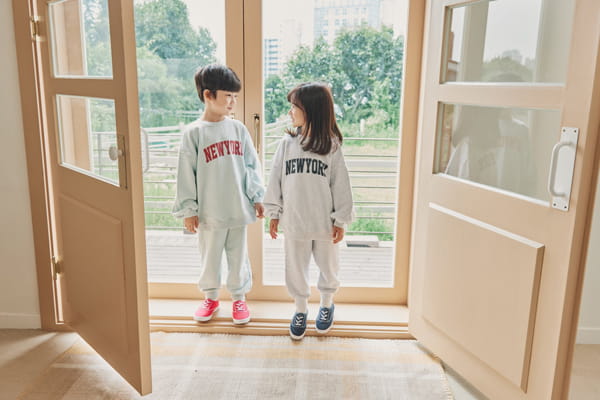 NRK - Korean Children Fashion - #Kfashion4kids - New York Top Bottom Set - 7