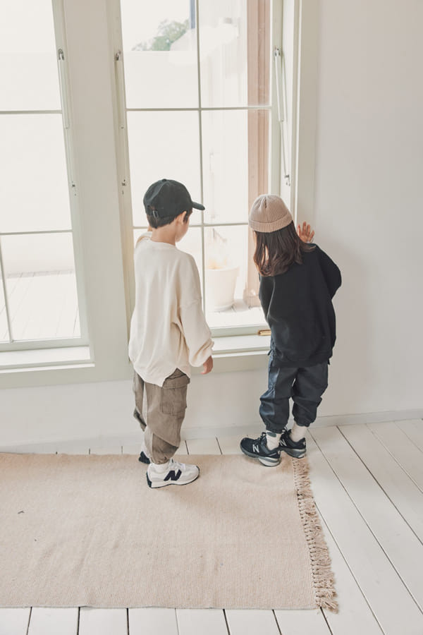 NRK - Korean Children Fashion - #Kfashion4kids - Waffle Slit Sweatshirt - 10