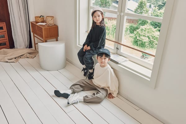 NRK - Korean Children Fashion - #Kfashion4kids - Waffle Slit Sweatshirt - 6