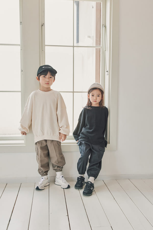 NRK - Korean Children Fashion - #Kfashion4kids - Waffle Slit Sweatshirt - 8
